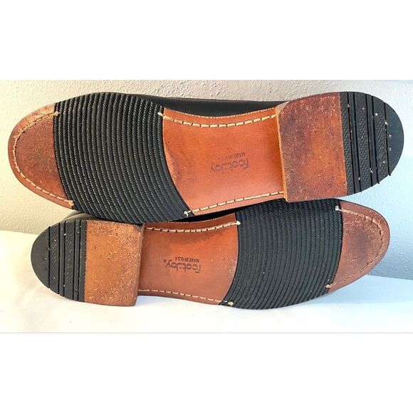 Footjoy Kiltie Tassel Loafers Black/Brown Men’s Shoes Size 9 Medium - Picture 9 of 12